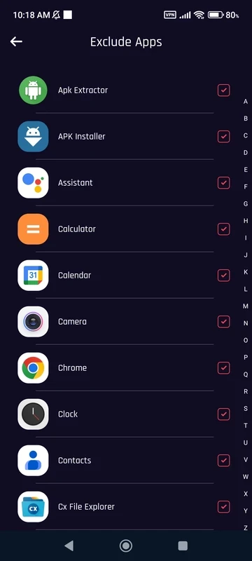 Swing VPN — captura de tela 4
